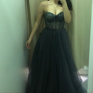 Grey Promdress